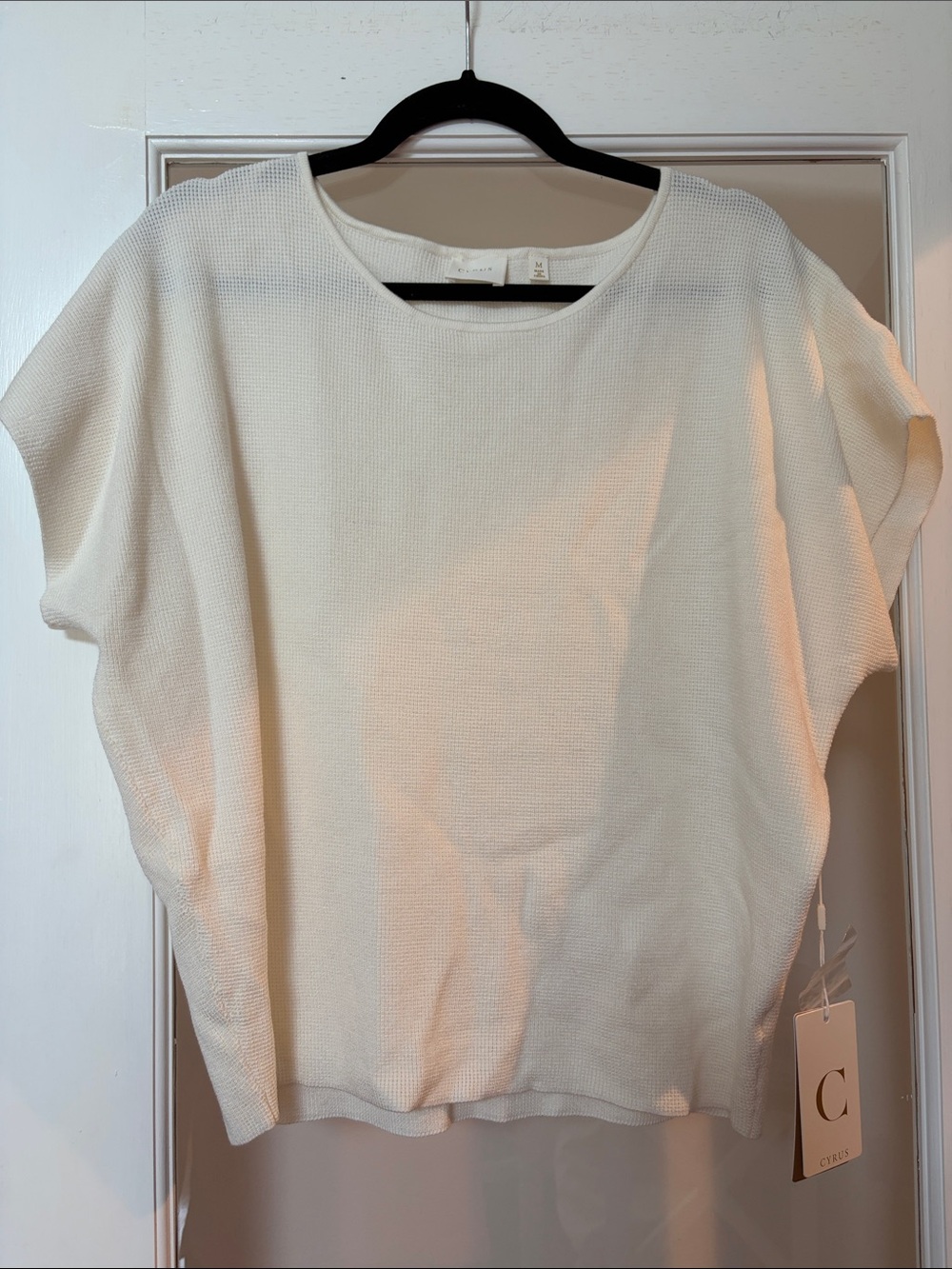 Cyrus Short-Sleeve Knit Top